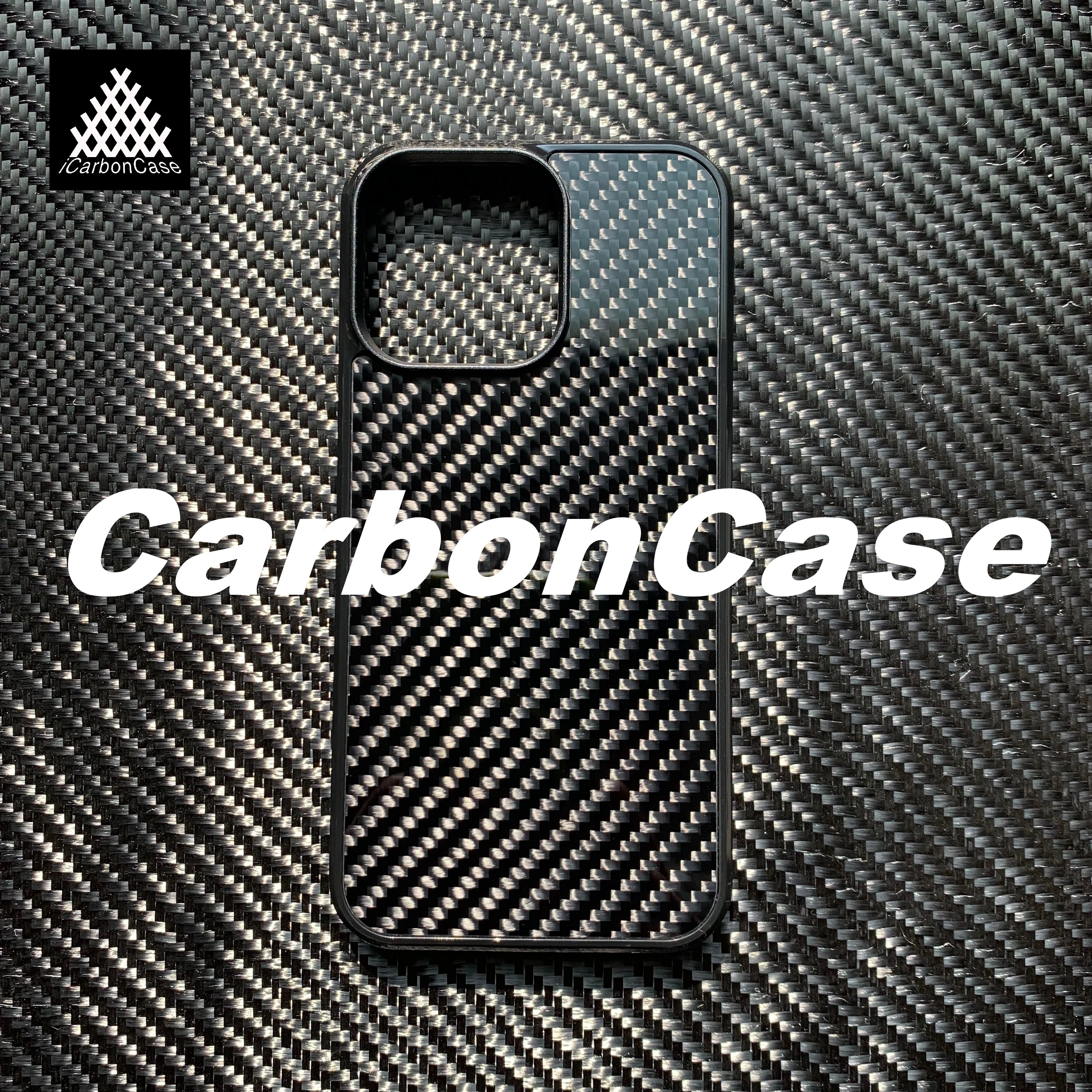 

Magnetic Real 3K Twill Woven Carbon Fiber Case for iPhone 17 Air 16 15 14 13 12 11 Pro Max 17Pro with Magsafe Glossy Black Cover