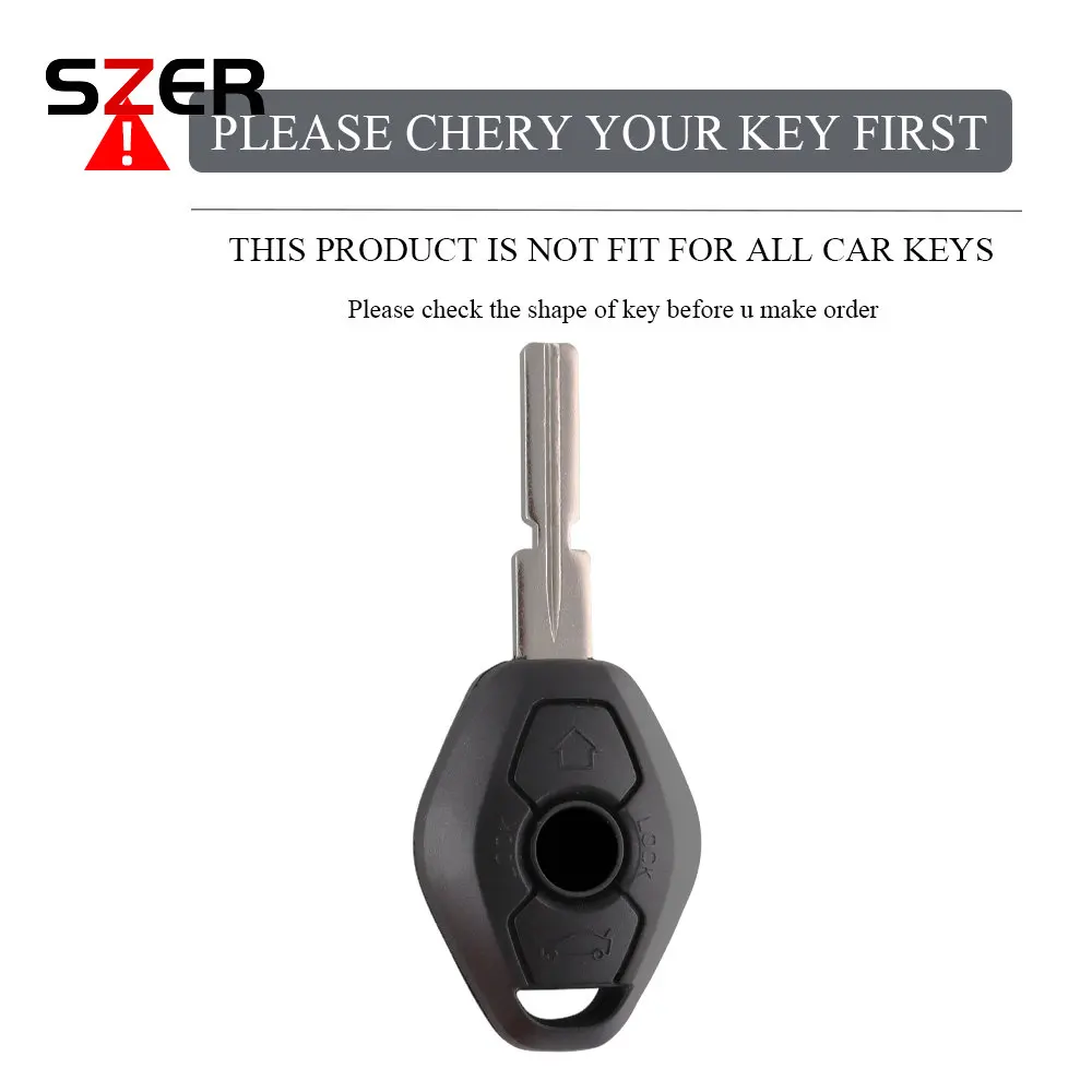 TPU Shell Fob for BMW X5 E53 X3 F83 E46 E39 E38 E60 E63 E61 E64 Series 3 5 7 330i Z3 Z4 E85 E86 M5 325i Car Key Cover Case Cover