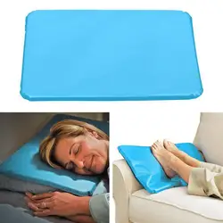 1pc Summer Ice Cold Pillow Massager Therapy Insert Mat Muscle Relief Cooling Gel Pillow Chillow Sleeping Aid Pad Neck PVC Pillow