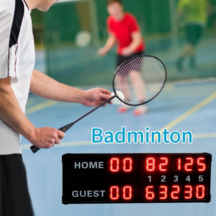 Manufacture 14 Digits 4 Inch Outdoor Waterproof Led Scoreboard For Tennis Badminton Padel Beach Volleyball Scoring Display - view 5