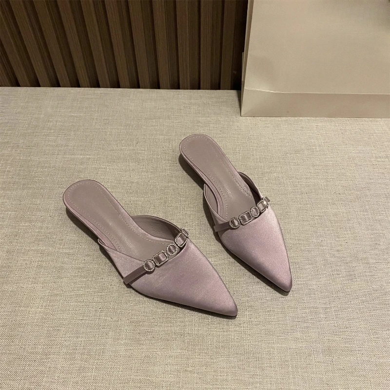 Low-heeled Suede High-end Women's Singles Shoes 2025 New Spring and Autumn French Temperament Gentle Mary Jane Shoes - view 4