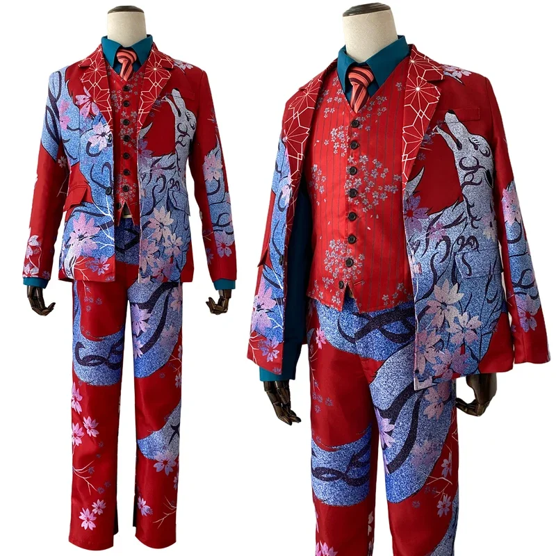 

HOLOUN Tokyo Anime Cosplay Costume Exhibition Suit Hajime Kokonoi Uniform Red Fox 6pcs Set Halloween Christmas Gift