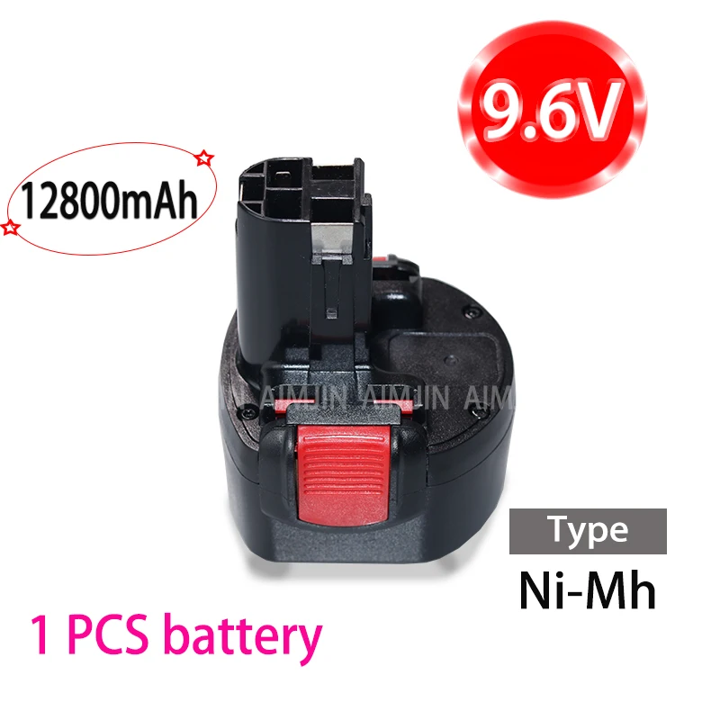 for Bosch 12800mAh 9.6V NI-MH Replacement Battery PSR 960 BAT048 BAT119 BAT100 BH984 BPT1041 23609 32609 PSR960 GSR 9 6V E-2 GSR