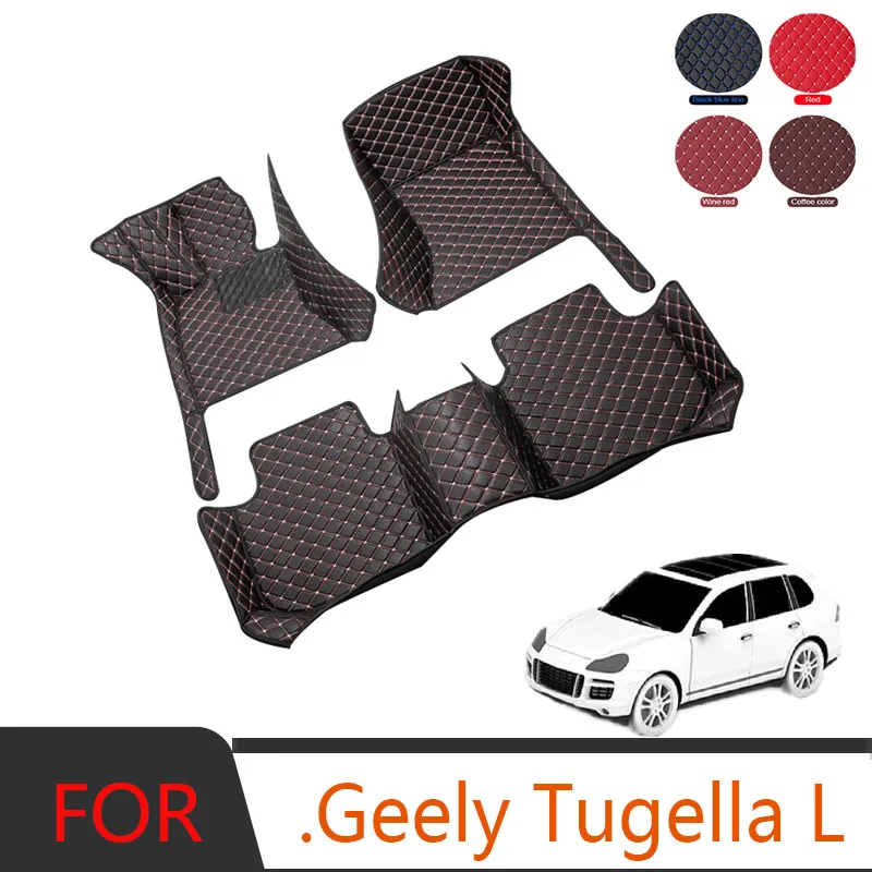 

Car Floor Mats For Geely Tugella L Hybrid 2022 Custom Auto Foot Pads Automobile Carpet Cover Interior Accessories