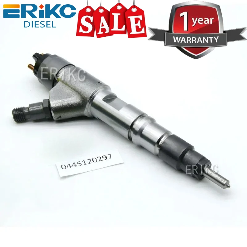 Inyector de Combustible ERIKC 0445120297, Inyector Common Rail 0445 120 297, 0 445 120 297 para CUMMINS 5264272 2P0130201A