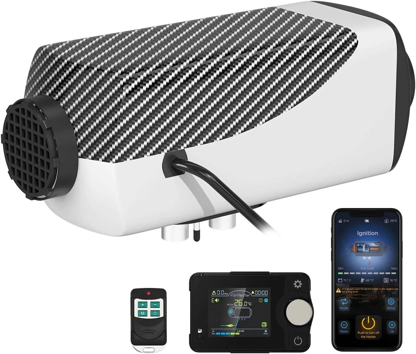 2KW 5KW Automotive Marine Diesel Luchtverwarmer 12 V/24 V Diesel Truck Cabine Parkeren Eberspacher Heater