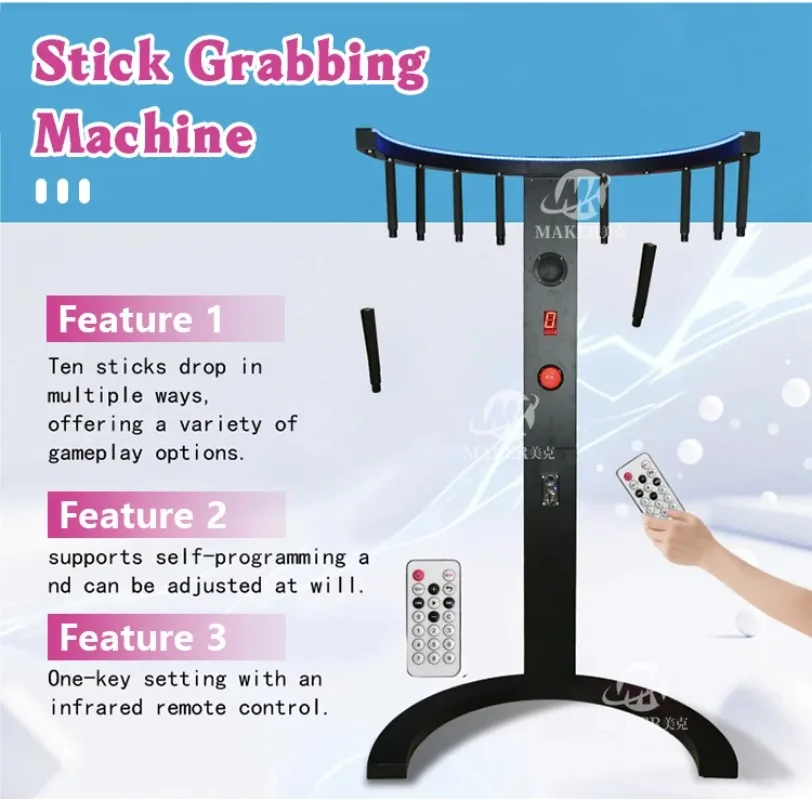 New Design Reaction Challenge Catch Stick Game Machine For Indoor Sport Amusement