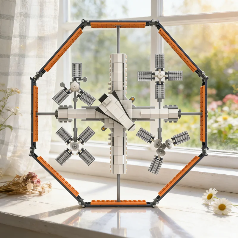 

535pcs MOC Ideas CUUSOO Helios Ring Alternate Build Model Building Christmas Gifts Blocks Construction Toy Creative Education