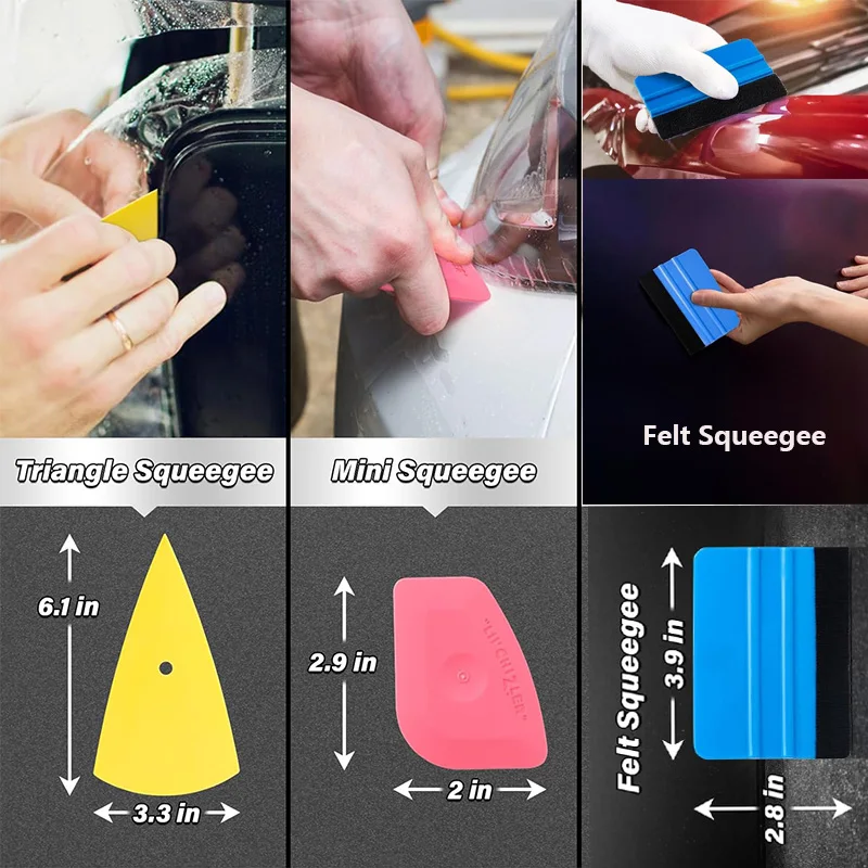NeoWrap Car Wraps Stickers Film Installation Tool Window Tinting Kit Vinyl Wrap Squeegee Vinyl Spatula for Car Film Decal