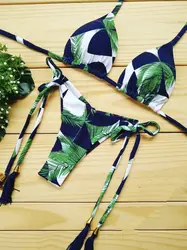 Bandage Bikini 2022 Mujer Braziliaanse Bikini Set Badpak Vrouwen Zwemmen Pak Vlinder Print Badmode Vrouwelijke Badpak Nieuwe