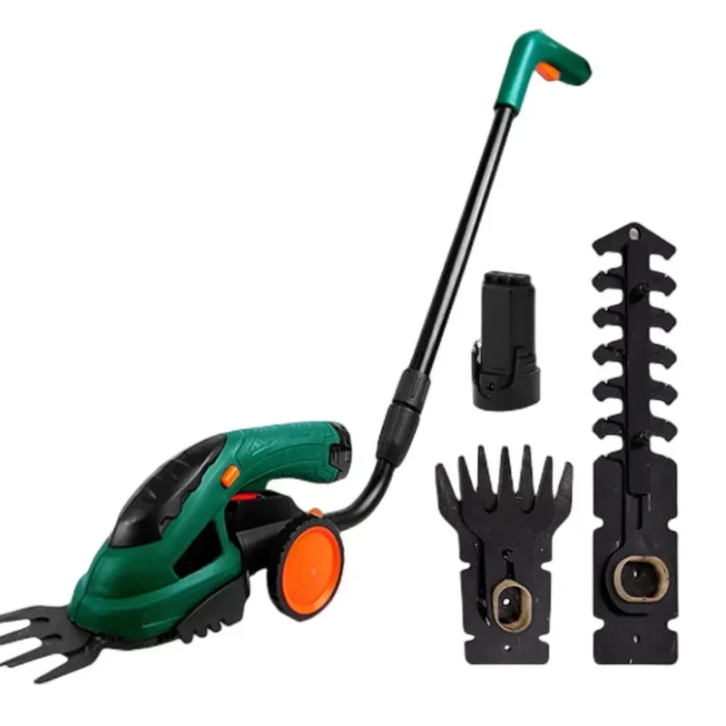 

Portable 220vLawn Mower Electric Small Household Weeding Grass Green Fence Pruning Garden Rechargeable Lithium Battery Lawn Mowe