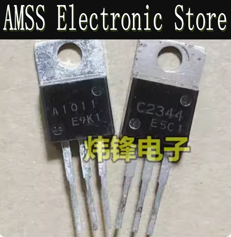 AMSS 10PCS=5pair USED A1011 C2344 2SA1011 2SC2344 Original imported disassembly  audio amplifier paired tube tested