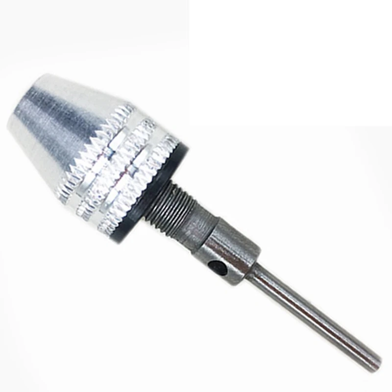 1Set Twist Drill Chuck Electric Drill Chuck Electric Drill Adapter 0.3-6.5Mm Three-Jaw  Hexagonal Handle