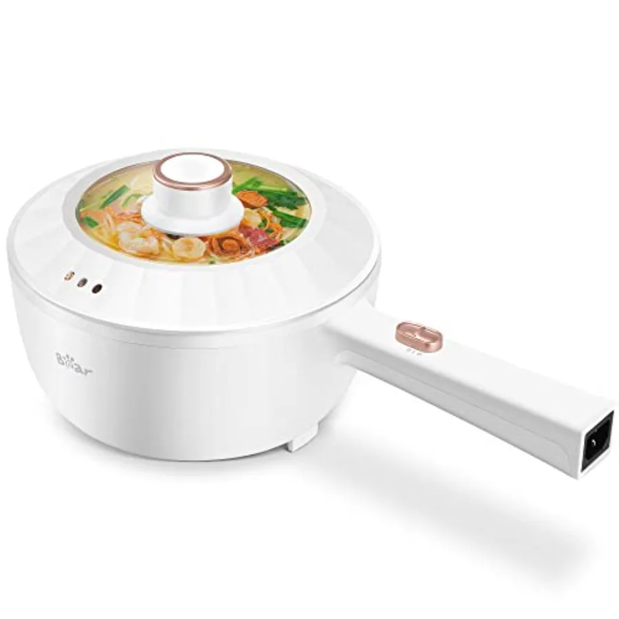 

Электрическая мультиварка Bear Hot Pot 2 л, 1000 Вт, портативная, для быстрого приготовления лапши, с антипригарным покрытием, для стейков и яиц