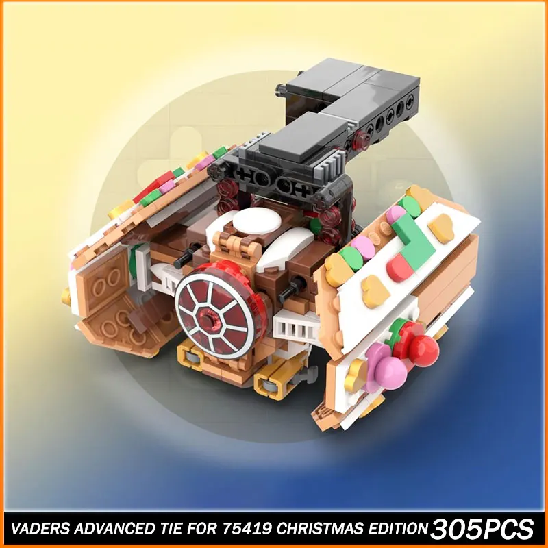 

MOC Building Block Space Wars Series Christmas Edition Spacecraft Creativity Education Puzzle Toy Juguetes Xmas Gifts 305PCS