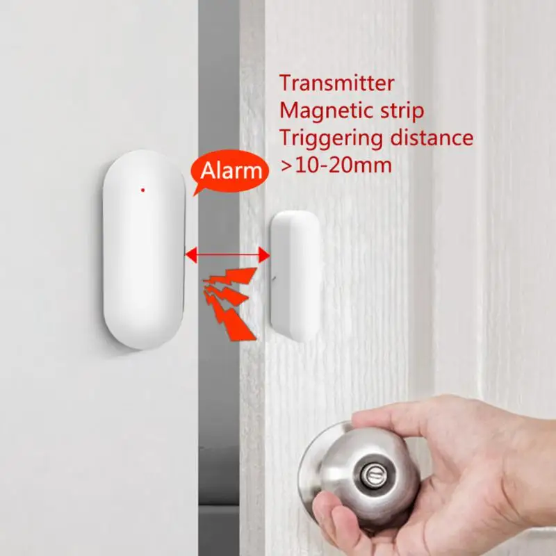 

Tuya Smart WiFi Door Sensor Door Open / Closed Detectors Compatible With Alexa Home Smart Life APP WiFi Detector