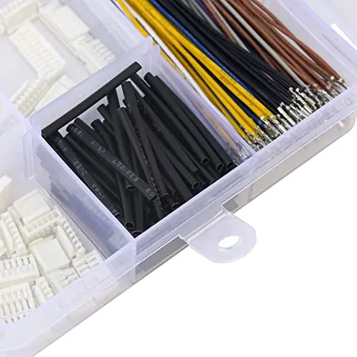 JST Connector Kit 1.25mm Pitch JST-GH 1.25 Connector with 28AWG Pre-Crimped Cables,GH 1.25mm Connector Housing (GH-Kit)