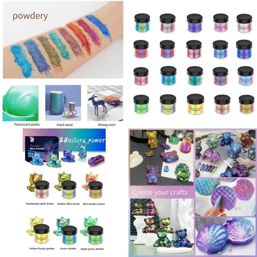 

Pigments Powder Glitter Powder Colorful Droplet Color Pigments Crafting Powder Droplet Glitter Powder for Jewelry Making