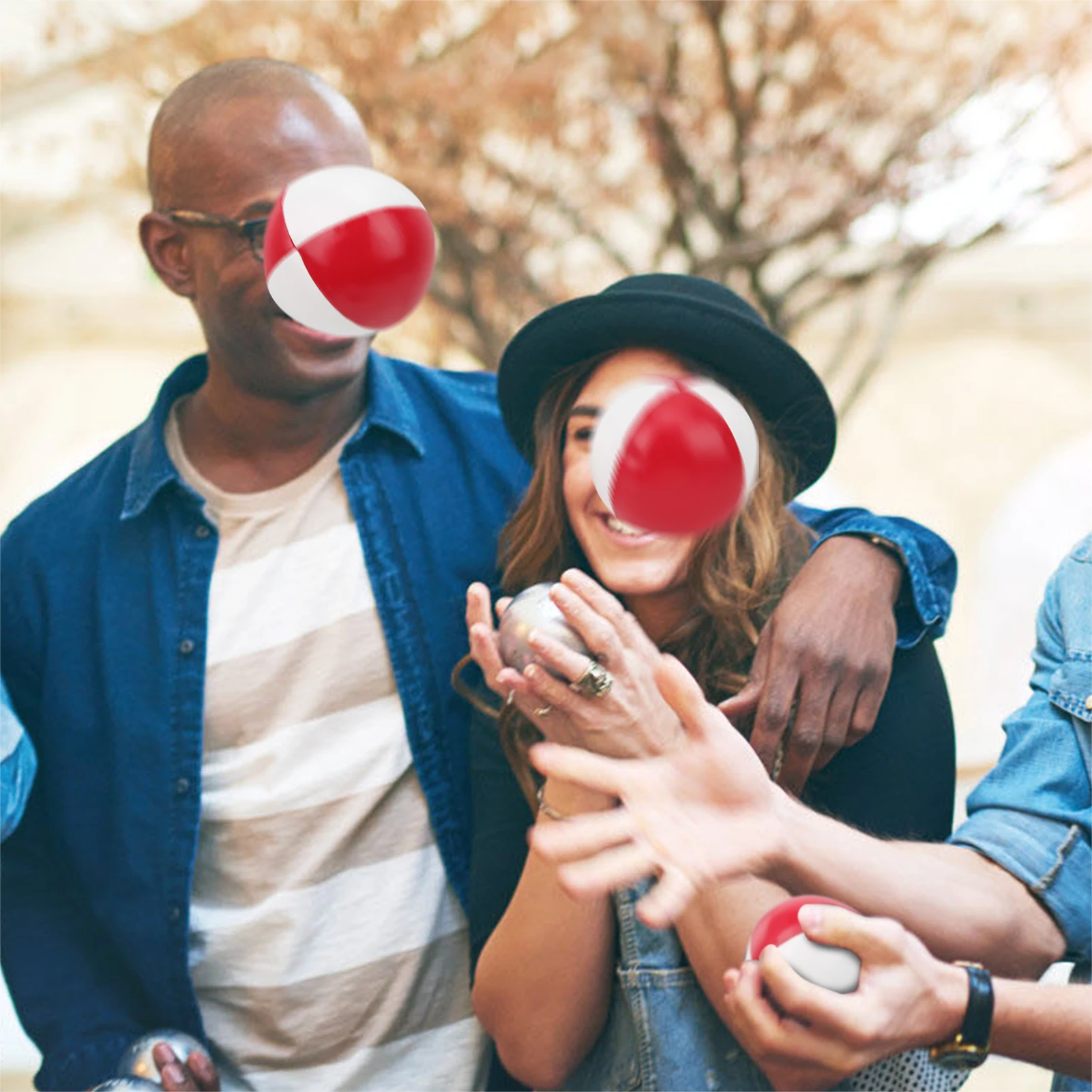 

PU Leather Juggling Balls Indoor Leisure Portable Performance Practice Balls Juggling Balls PU Juggling Balls Juggling Set