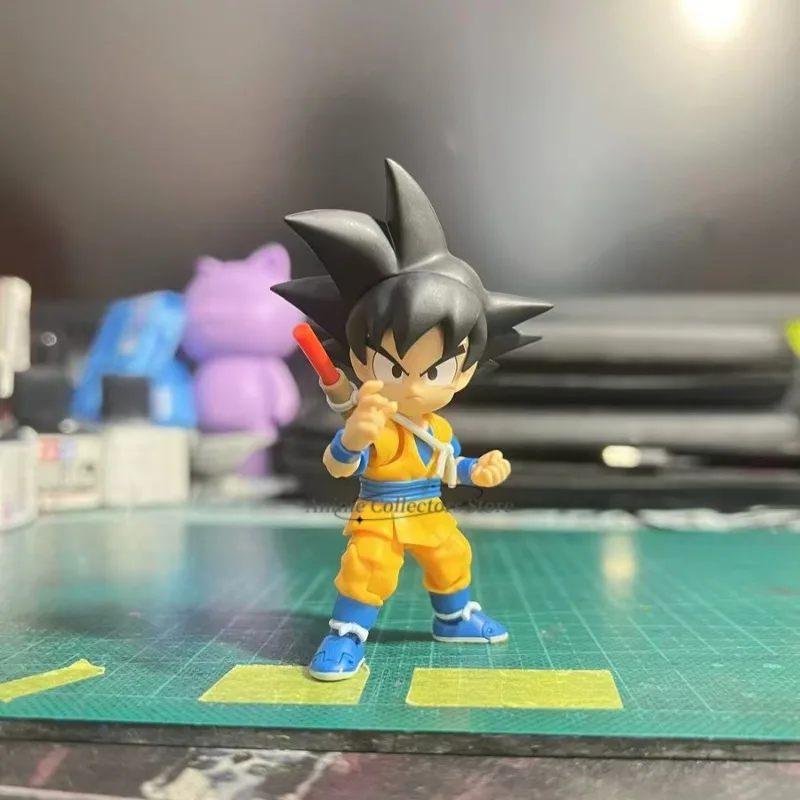 Original Bandai Dragon Ball S.H.Figuarts Shf Son Goku (Mini) Daima Pvc 7cm อะนิเมะ Action Figures Collection Toy