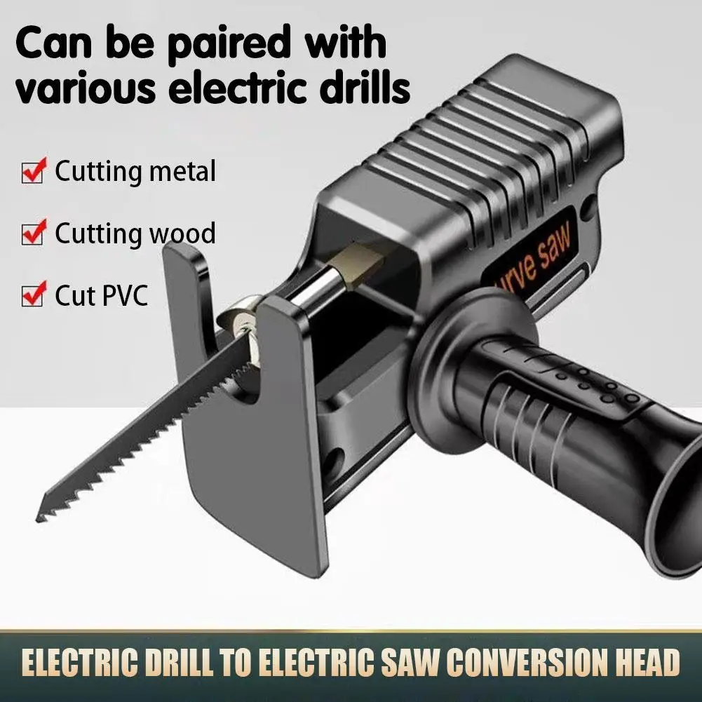 Portátil Alternativa Saw Adapter Cabeça de Conversão Elétrica Elétrico para Universal Saw Pvc Water Pipe Cutting