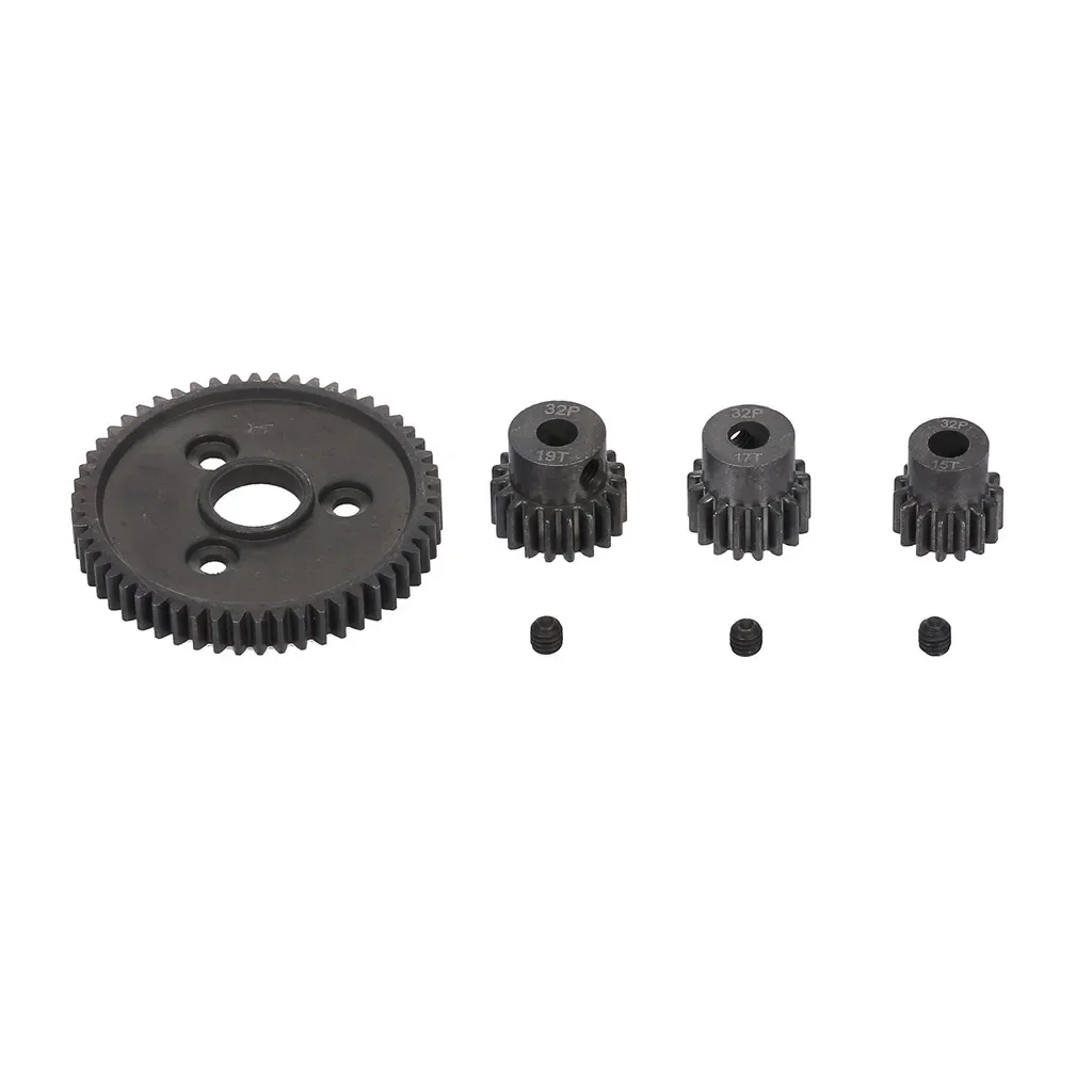 

Heavy Duty Hardened Steel Spur 54T Gear with 15T/17T/19T Pinions for Traxxas Slash 4x4 Stampede 4x4 Traxxas 1/10 SUMMIT Trxxas