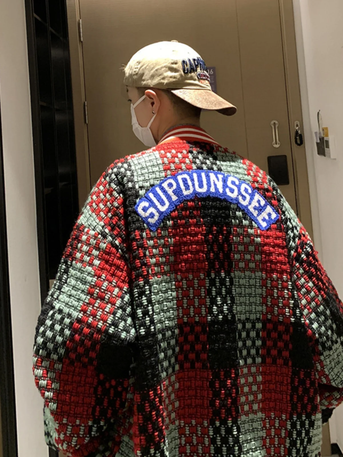 

Baroque American Sle Men's Jaet Spring Autumn New Small Fraance Wind Loose Fit Long Sve Baseball Coat