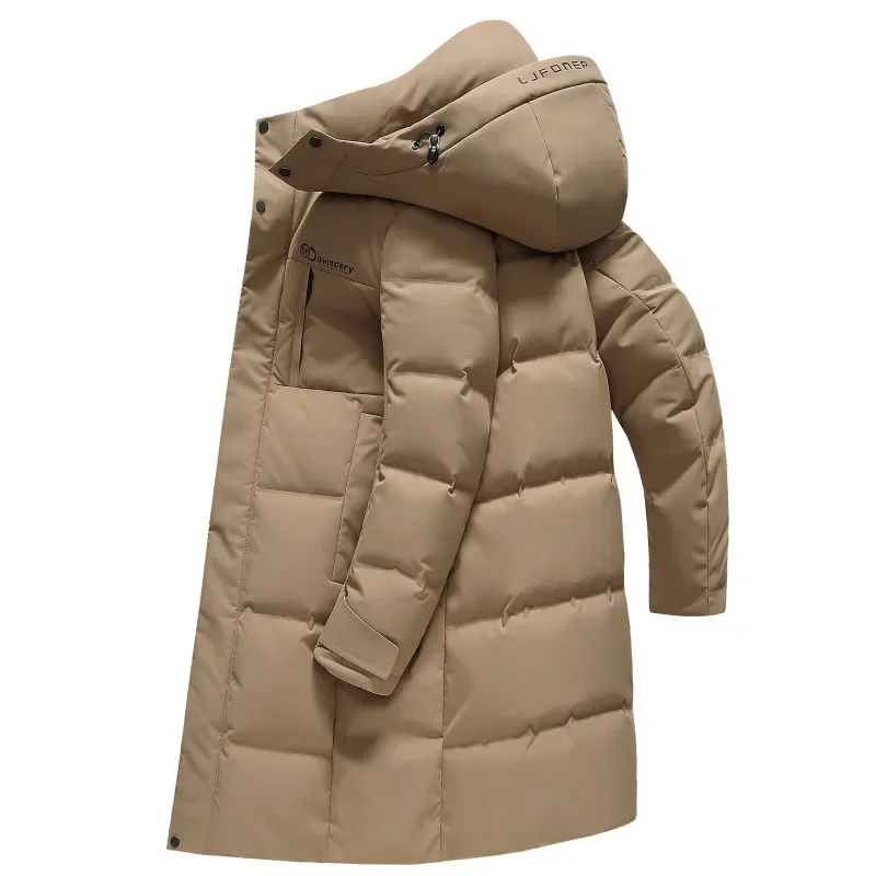 

Long Down Jacket 2023 Winter Men's Lengthened and Thickened Knee Length Insulation Simple and Versatile Jacket