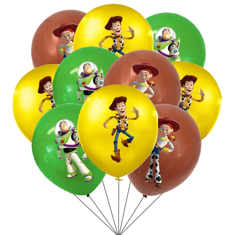 10/20/30Pcs 12 inch Disney Toy Story Buzz Lightyear Latex Balloon For Birthday Theme Party Decoration Balloon Supplies