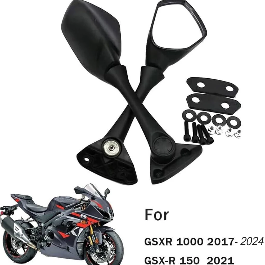 

E-MARK Motorcycles Left & Right Black Rear View Side Mirrors For Suzuki GSXR1000 GSX-R1000 2017-2024 2018 2019 2020 L7 K17 M0