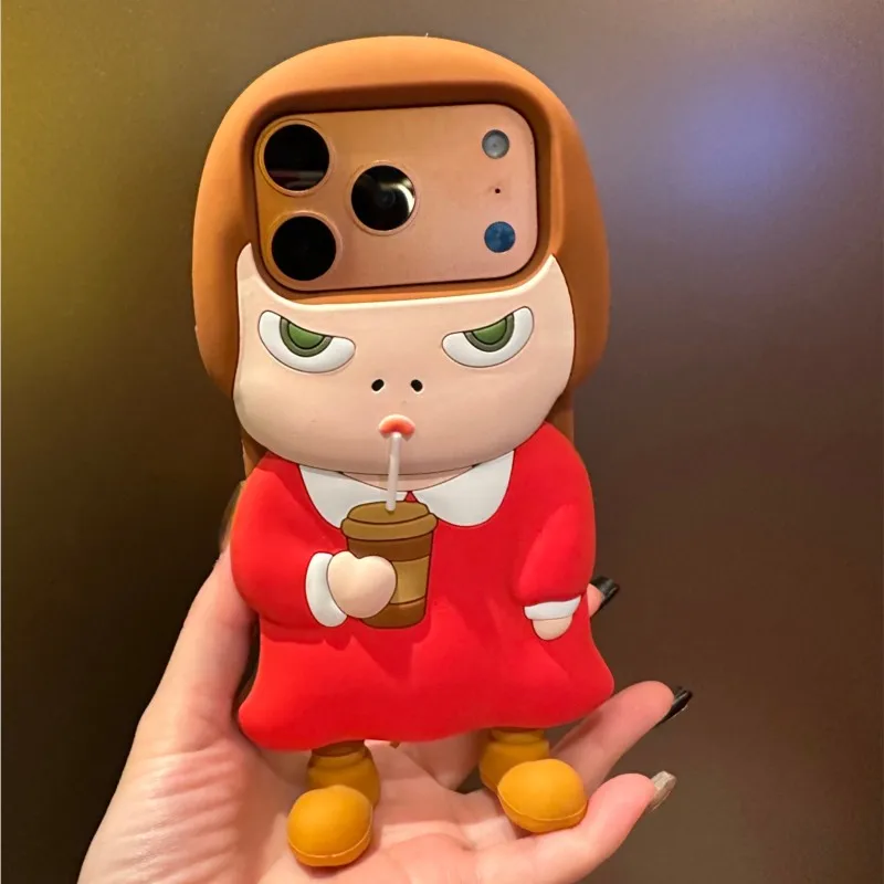 Japanese Cute Cartoon Anime Girl Silicone Phone Case For iPh