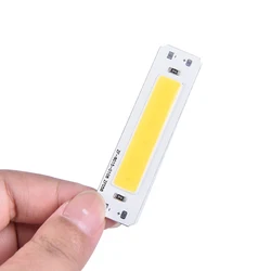 5v entrada cob lâmpada led tira fonte de luz para diy usb led iluminação 2w barra chip quente branco frio