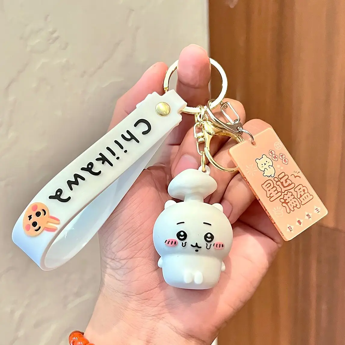 Kawaii Chiikawa Cartoon Keychain Usagi Small Eight Figure Pendant Student Bag Charm Gift for Teens Cartoon Lovely Cute Cartoon
