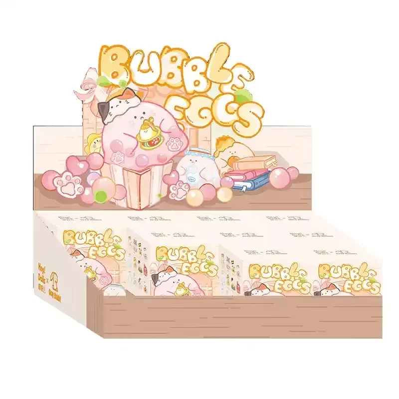 2024 New Bubble Eggs Blind Box Full Sandwich Series Action Figure Creative Cute Trendy Toys Desktop Ornament Surprise Box Gift