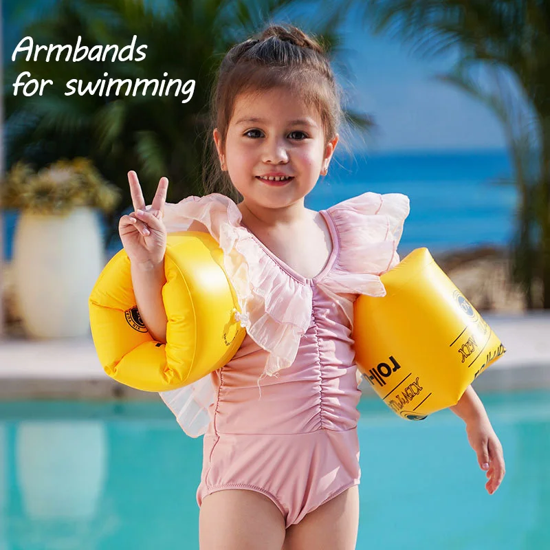 Children's and adults' swim rings PVC water entertainment inflatable buoyancy sleeves swimming equipment armbands