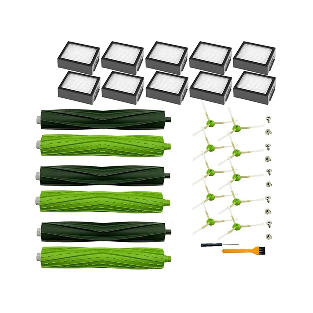 

Hepa фильтр, боковая щетка для I7 I7 + I6 I8 I3 J7 Plus E5 E7 E & I Series, запчасти для пылесосов