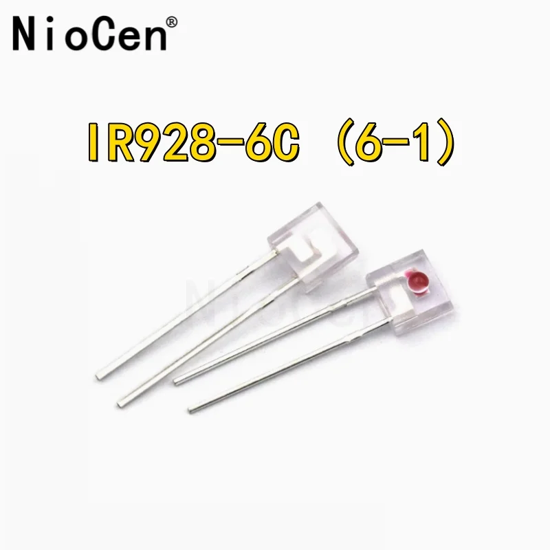 (10 pieces) Directly inserted IR928-6C (6-1) infrared emission tube emitter heads