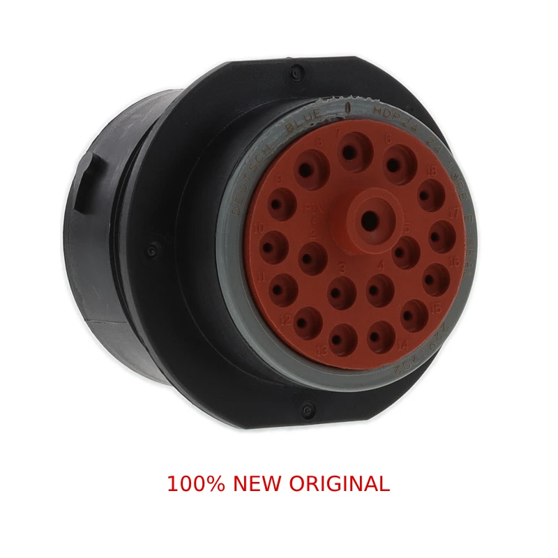 HDP24-24-18PE/HDP24-24-18PN Connector 18P Power Panel Mount Hybrid Male Shell Housing Plug Socket Genuine Original