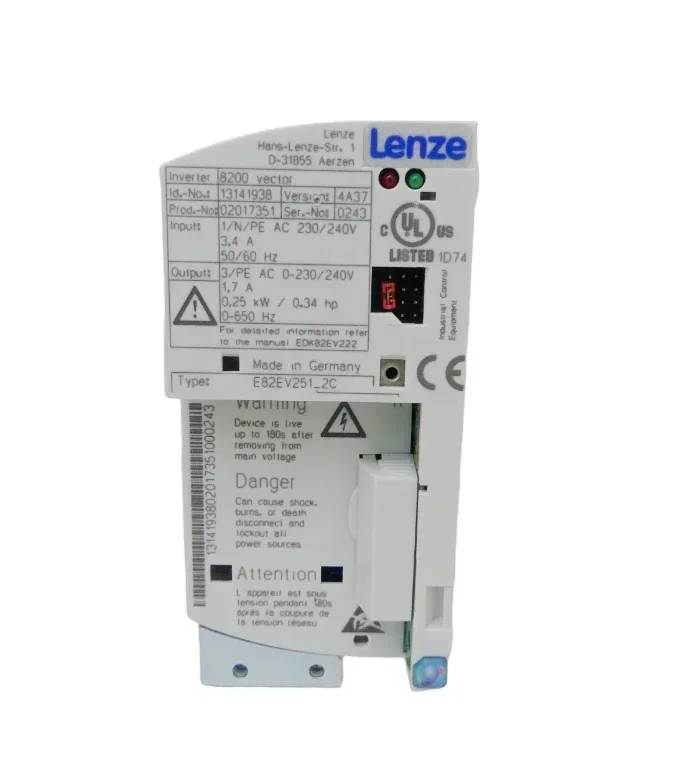 

Lenze E82EV251K2C Lenze 8200 Vector Drive 0.25KW 240VAC E82E E82EV251K2C Stock