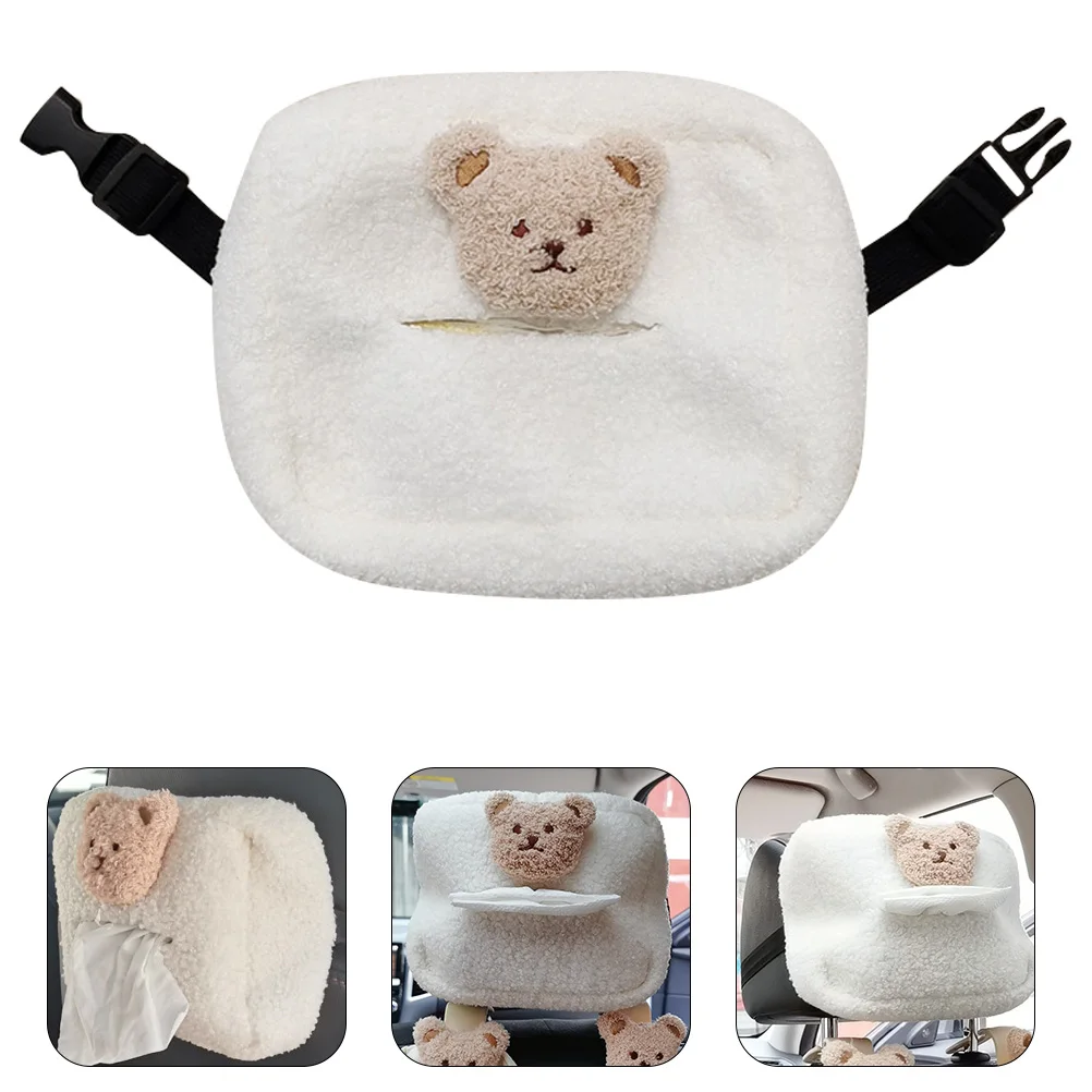 

Car Tissue Cartoon Holder Adorable Animal Compact Smooth Household Tissue Box Pull Home Car Bedroom Decor