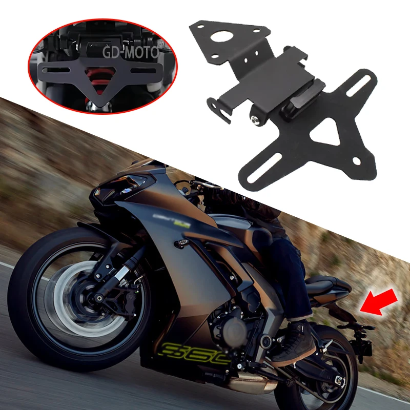 

Fit For Daytona 660 Daytona660 2024- Motorcycle Tail Tidy Fender Eliminator Registration License Plate Holder Bracket Accessorie