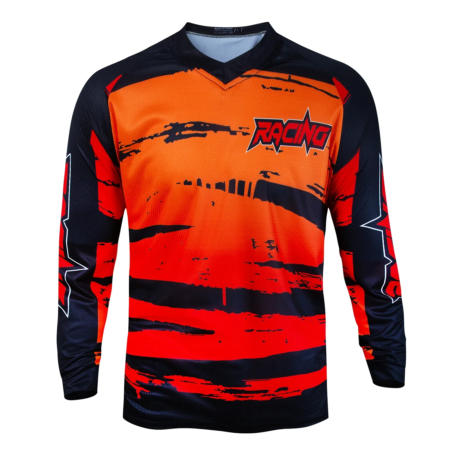 Profi-Motocross-Shirt mit langen Ärmeln, Mountainbike-Downhill-Trikot, Cross-Country-Fahrrad-Rennshirt, schnelltrocknendes Mountainbike-T-Shirt – Detail 6