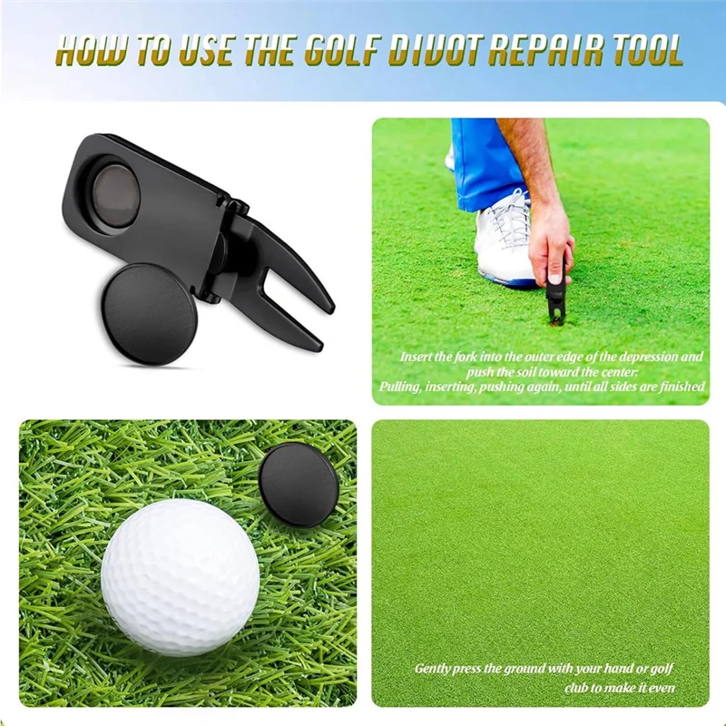 

Golf Turf Tool Cigars Holder Golf Sports Stand Green Fork Cigars Holder Magnetic Golf Tool Golf Fork