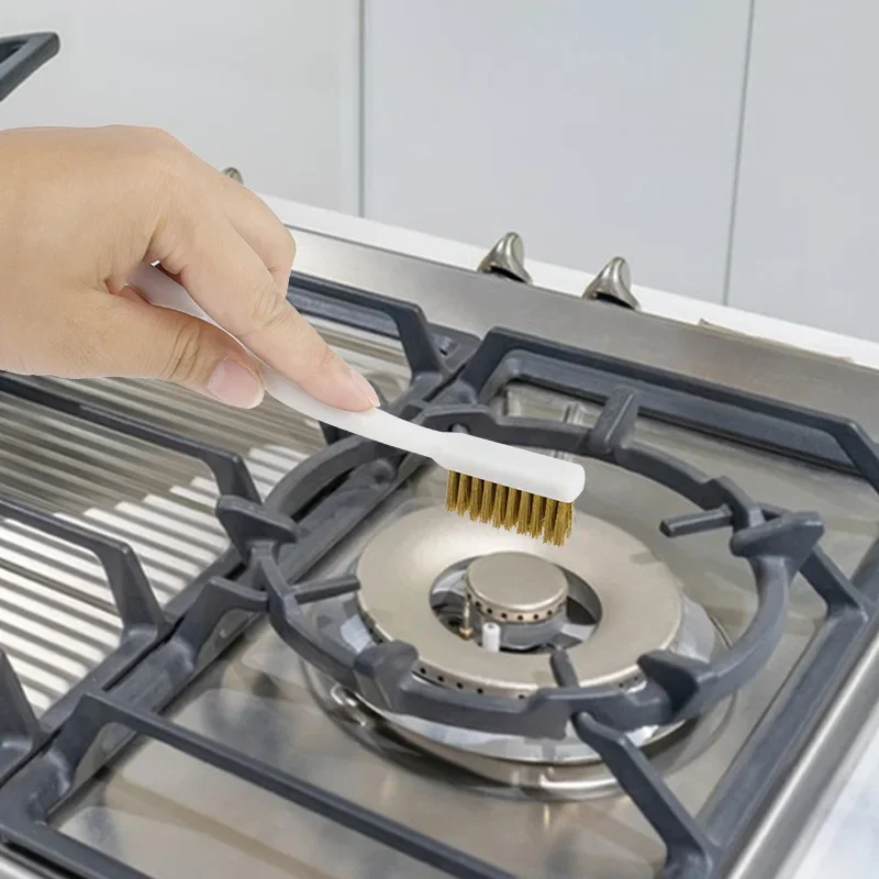 1Pcs Polishing Medium Hard Stationery Small Toothbrush Range Hood Stove Brush Rust Removal Cleaning Industrial Toothbrush