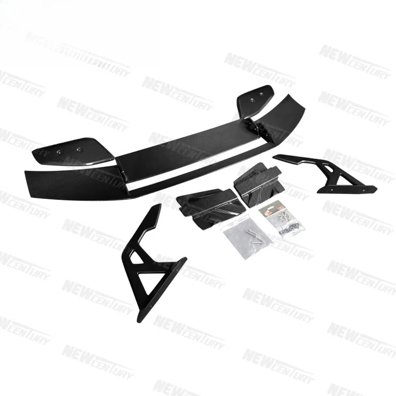 High Quality Dry Carbon Fiber Rear Spoiler Decoration Modified ADR Dry Carbon Fiber Wing for Series New Condition Bumper