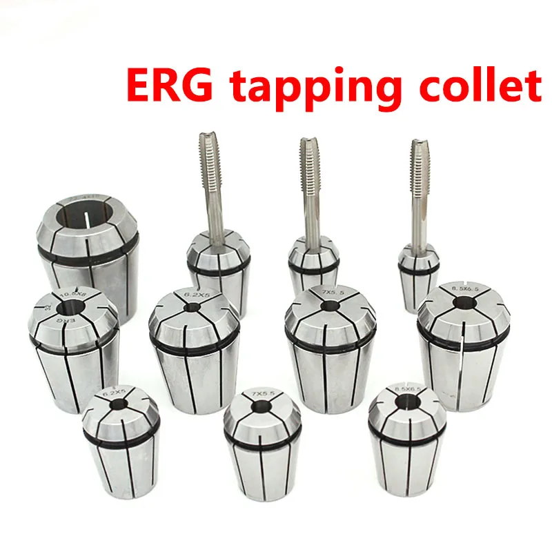 ERG16 ERG20 ERG25 ER32 Taps Rigid Tapping chuck JIS standard M3-M30 square collets Machine  Taps collets lathe Milling Tools