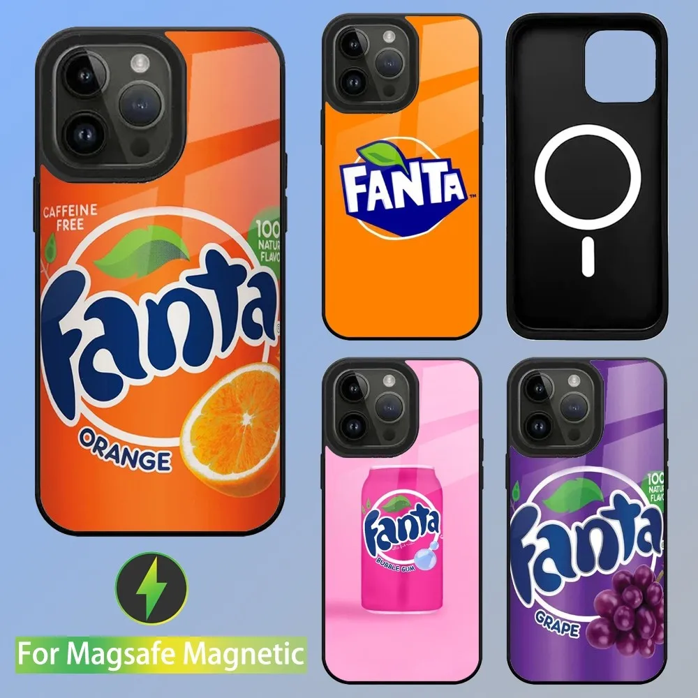 F-FantaS Drinks Phone Case For iPhone 15,14,13,12,11,Plus,Pro,Max Mini Magsafe Magnetic Wireless Charging