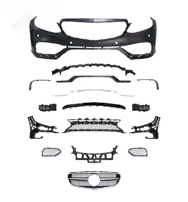 

XDS Best SellingCar Modified E63 Style Front Bumper With Grille Body Kit For W212 2011-2015 Modified To E63 Style