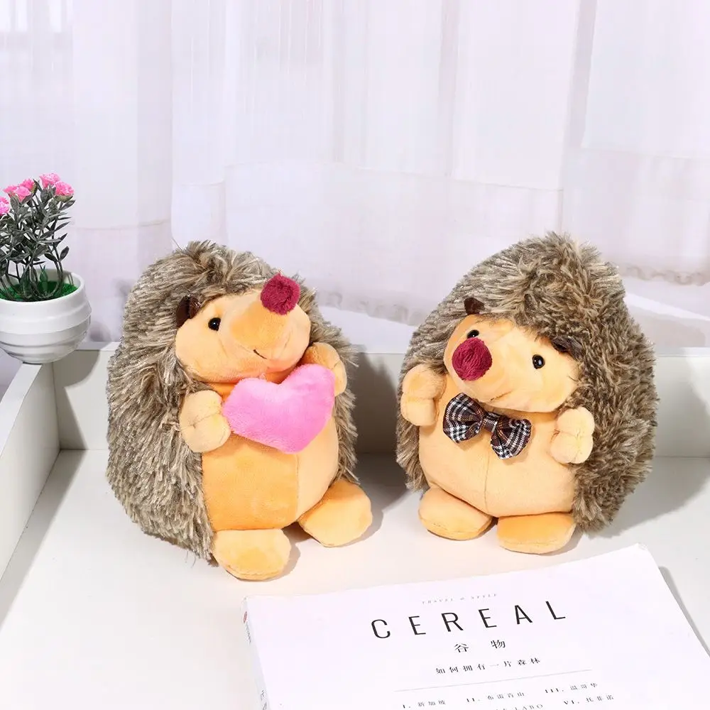 New Valentine's Day Gifts Cushion Stuffed Animal Hedgehog Couple Doll Plush Toys Soft Cotton Dolls