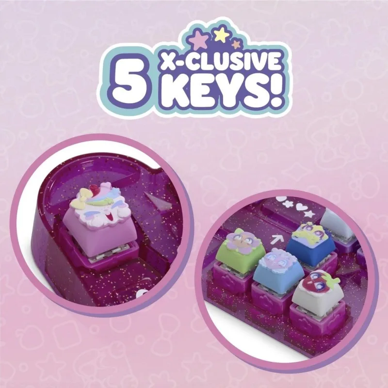 Clickee Mechanische Tastaturfigur Rucksack-Anhänger Schlüsselanhänger Blindbox Dekompressions-Sammelstück Kinderspielzeug – Detail 3